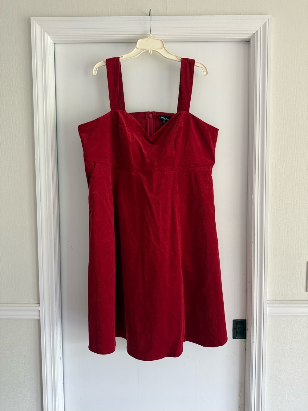 NWT Retro Chic by Torrid Red corduroy A-Line Dress